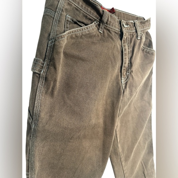Dickies Women’s Carpenter Jeans | Brown | Size 1/25 - Picture 3 of 9